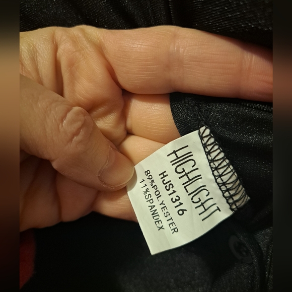 Statement Black Ruffled Wide-Leg Jumpsuit Women's Size M Party - Picture 5 of 6